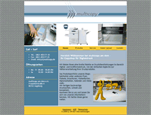 Tablet Screenshot of multicopy.de